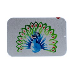 Peacock T-shirtsteal Your Heart Peacock 203 T-shirt Open Lid Metal Box (silver)  