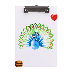 Peacock T-shirtsteal Your Heart Peacock 203 T-shirt A5 Acrylic Clipboard by EnriqueJohnson