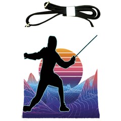 Fencing Funny T- Shirt Fencing Sport Fencing T- Shirt (1) Shoulder Sling Bag by ZUXUMI