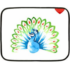 Peacock T-shirtsteal Your Heart Peacock 203 T-shirt Fleece Blanket (mini) by EnriqueJohnson