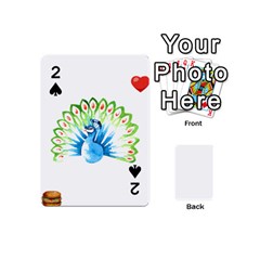 Peacock T-shirtsteal Your Heart Peacock 203 T-shirt Playing Cards 54 Designs (mini) by EnriqueJohnson