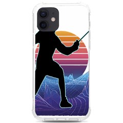 Fencing Funny T- Shirt Fencing Sport Fencing T- Shirt (1) Iphone 12/12 Pro Tpu Uv Print Case by ZUXUMI