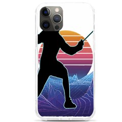 Fencing Funny T- Shirt Fencing Sport Fencing T- Shirt (1) Iphone 12 Pro Max Tpu Uv Print Case by ZUXUMI