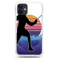 Fencing Funny T- Shirt Fencing Sport Fencing T- Shirt (1) Iphone 12 Mini Tpu Uv Print Case	 by ZUXUMI