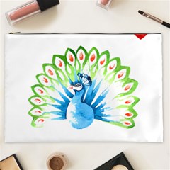 Peacock T-shirtsteal Your Heart Peacock 203 T-shirt Cosmetic Bag (xxl) by EnriqueJohnson