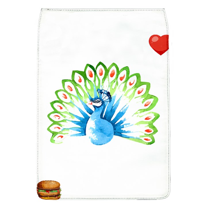 Peacock T-shirtsteal Your Heart Peacock 203 T-shirt Removable Flap Cover (L)