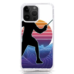 Fencing Funny T- Shirt Fencing Sport Fencing T- Shirt (1) Iphone 14 Pro Max Tpu Uv Print Case by ZUXUMI