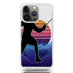 Fencing Funny T- Shirt Fencing Sport Fencing T- Shirt (1) Iphone 13 Pro Tpu Uv Print Case by ZUXUMI