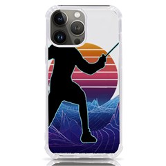 Fencing Funny T- Shirt Fencing Sport Fencing T- Shirt (1) Iphone 13 Pro Max Tpu Uv Print Case by ZUXUMI