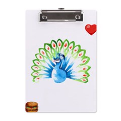 Peacock T-shirtsteal Your Heart Peacock 203 T-shirt A5 Acrylic Clipboard by EnriqueJohnson