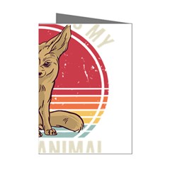 Fennec Fox T- Shirt Fennec Fox Is My Spirit Animal T- Shirt Mini Greeting Cards (pkg Of 8) by ZUXUMI