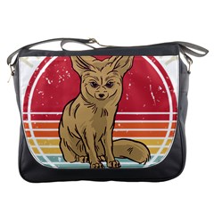 Fennec Fox T- Shirt Fennec Fox Is My Spirit Animal T- Shirt Messenger Bag by ZUXUMI