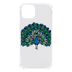 Peacock T-shirtwhite Look Calm Peacock 10 T-shirt Iphone 13 Tpu Uv Print Case by EnriqueJohnson