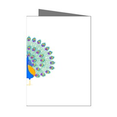 Peacock T-shirtwhite Look Calm Peacock 28 T-shirt (1) Mini Greeting Cards (Pkg of 8)