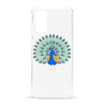 Peacock T-shirtwhite Look Calm Peacock 28 T-shirt (1) Samsung Galaxy S20 6.2 Inch TPU UV Case Front