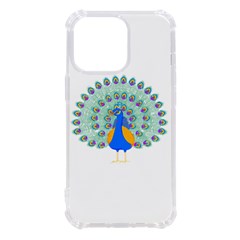 Peacock T-shirtwhite Look Calm Peacock 28 T-shirt (1) Iphone 13 Pro Tpu Uv Print Case by EnriqueJohnson