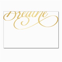 Breathe T- Shirt Breathe In Gold T- Shirt (1) Postcard 4 x 6  (pkg Of 10) by JamesGoode