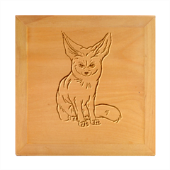 Fennec Fox T- Shirt Fennec Fox Is My Spirit Animal T- Shirt Wood Photo Frame Cube by ZUXUMI