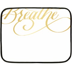 Breathe T- Shirt Breathe In Gold T- Shirt (1) Fleece Blanket (mini) by JamesGoode