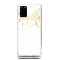 Breathe T- Shirt Breathe In Gold T- Shirt (1) Samsung Galaxy S20plus 6 7 Inch Tpu Uv Case by JamesGoode