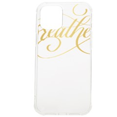 Breathe T- Shirt Breathe In Gold T- Shirt (1) Iphone 12 Pro Max Tpu Uv Print Case