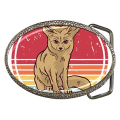 Fennec Fox T- Shirt Fennec Fox Is My Spirit Animal T- Shirt Belt Buckles by ZUXUMI