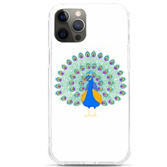 Peacock T-shirtwhite Look Calm Peacock 28 T-shirt (1) Iphone 12 Pro Max Tpu Uv Print Case by EnriqueJohnson