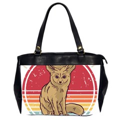 Fennec Fox T- Shirt Fennec Fox Is My Spirit Animal T- Shirt Oversize Office Handbag (2 Sides) by ZUXUMI