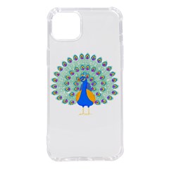 Peacock T-shirtwhite Look Calm Peacock 28 T-shirt (1) Iphone 14 Plus Tpu Uv Print Case by EnriqueJohnson