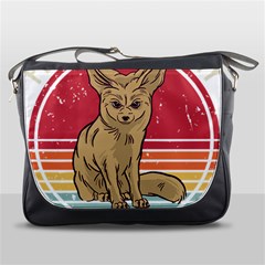 Fennec Fox T- Shirt Fennec Fox Is My Spirit Animal T- Shirt Messenger Bag by ZUXUMI