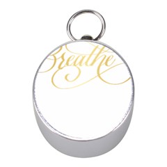 Breathe T- Shirt Breathe In Gold T- Shirt Mini Silver Compasses by JamesGoode