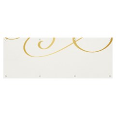 Breathe T- Shirt Breathe In Gold T- Shirt Banner And Sign 8  X 3  by JamesGoode