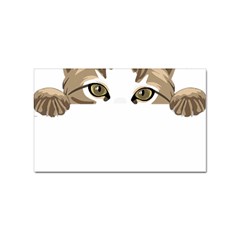 Peeking Cat T-shirtpeeking Cute Cat T-shirt Sticker Rectangular (10 Pack) by EnriqueJohnson