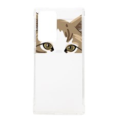 Peeking Cat T-shirtpeeking Cute Cat T-shirt Samsung Galaxy Note 20 Ultra Tpu Uv Case by EnriqueJohnson