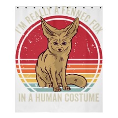 Fennec Fox T- Shirt Im Really A Fennec Fox T- Shirt Shower Curtain 60  X 72  (medium)  by ZUXUMI