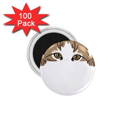 Peeking Cat T-shirtpeeking Cute Cat T-shirt 1 75  Magnets (100 Pack)  by EnriqueJohnson