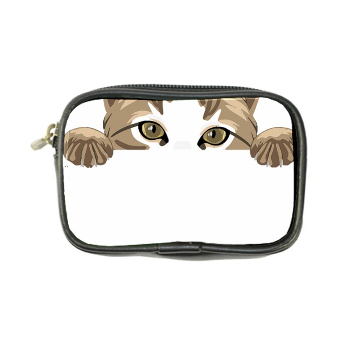 Peeking Cat T-shirtpeeking Cute Cat T-shirt Coin Purse