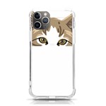 Peeking Cat T-shirtpeeking Cute Cat T-shirt iPhone 11 Pro 5.8 Inch TPU UV Print Case Front