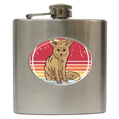 Fennec Fox T- Shirt Im Really A Fennec Fox T- Shirt Hip Flask (6 Oz) by ZUXUMI