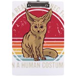 Fennec Fox T- Shirt Im Really A Fennec Fox T- Shirt A4 Acrylic Clipboard Front