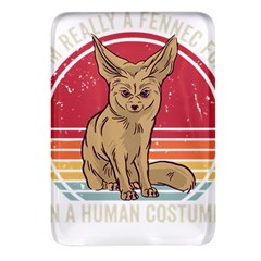 Fennec Fox T- Shirt Im Really A Fennec Fox T- Shirt Rectangular Glass Fridge Magnet (4 Pack) by ZUXUMI