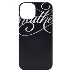 Breathe T- Shirt Breathe In Silver T- Shirt (1) Iphone 14 Black Uv Print Case by JamesGoode