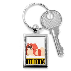 Pekingese T-shirtnope Not Today Pekingese 04 T-shirt Key Chain (rectangle) by EnriqueJohnson