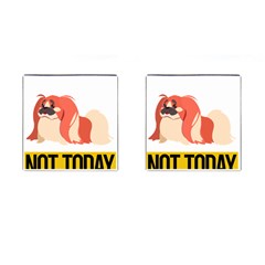 Pekingese T-shirtnope Not Today Pekingese 04 T-shirt Cufflinks (square) by EnriqueJohnson