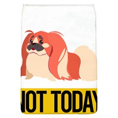 Pekingese T-shirtnope Not Today Pekingese 04 T-shirt Removable Flap Cover (l) by EnriqueJohnson