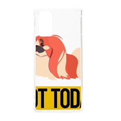 Pekingese T-shirtnope Not Today Pekingese 04 T-shirt Samsung Galaxy Note 20 Tpu Uv Case by EnriqueJohnson