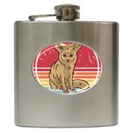 Fennec Fox T- Shirt Im Really A Fennec Fox T- Shirt Hip Flask (6 oz) Front