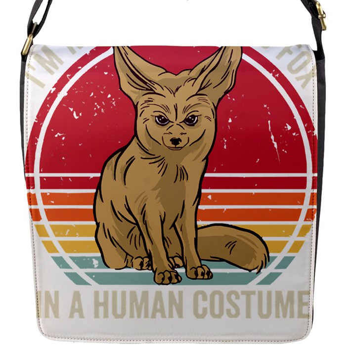 Fennec Fox T- Shirt Im Really A Fennec Fox T- Shirt Flap Closure Messenger Bag (S)