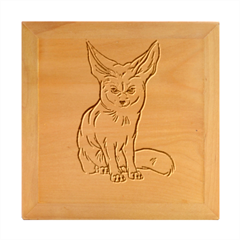 Fennec Fox T- Shirt Im Really A Fennec Fox T- Shirt Wood Photo Frame Cube by ZUXUMI