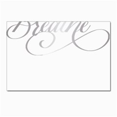 Breathe T- Shirt Breathe In Silver T- Shirt Postcards 5  X 7  (pkg Of 10) by JamesGoode